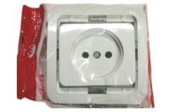 
			Socket Makel, MIMOZA, (no frame), white