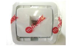 
			Socket Makel, MIMOZA, TF, (no frame), white