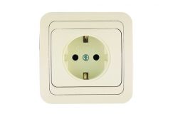 
			Socket Makel, MIMOZA, grounded, cream+cream