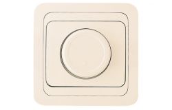 
			Dimmer switch Makel, MIMOZA, 600W, cream+cream