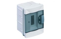 
			Distribution box Makel, 2-socket, IP40, recessed, with transp. door