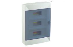 
			Distribution box Makel, 36-socket, IP40, recessed, with transp. door