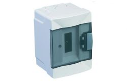 
			Distribution box Makel, 2-socket, IP40, surface, with transp. door