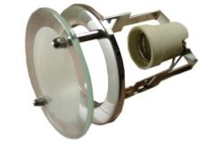 
			Downlight R80, Vito, VT622, golden, with a glass