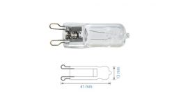 
			Bulb G9, Halogen, 220V, 40W, transparent