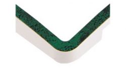 
			Frame Makel, LILLIUM, 2-socket, green marble