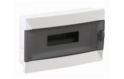 
			Distribution box Makel, 16-socket, IP40, recessed, with transp. door