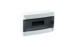 
			Distribution box Makel, 16-socket, IP40, surface, with transp. door