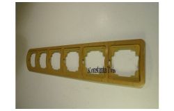 
			Frame Makel, MIMOZA, 6-socket, light wood