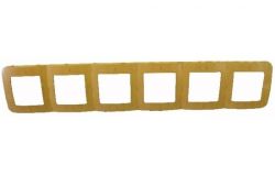 
			Frame Makel, LILLIUM, 6-socket, light wood
