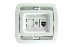 
			Socket Makel, MIMOZA, DATA, (no frame), white