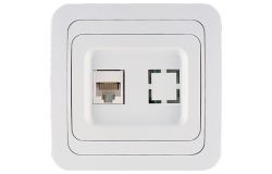 
			Socket Makel, MIMOZA, DATA, white+white