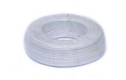 
			Cable, H03VVH2-F OMY(BVV-LL), 2x0.5, white, (100m)