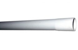 
			Pipe smooth with cap EVOEL SL, gray, D20mm, L3m, PVC, (3m)