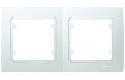 
			Frame Makel, LILLIUM KARE, 2-socket, white