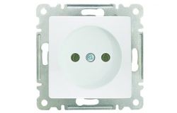 
			Socket Makel, LILLIUM, (mechanism), white, with child protection
