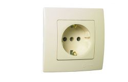 
			Socket Makel, LILLIUM KARE, grounded, cream, with child protection