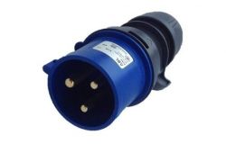 
			Plug ABL, 32A, 2P+E, 230V, IP44