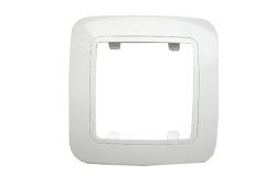 
			Frame Makel, LILLIUM, 1-socket, white+white