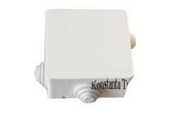 
			Junction box PP, IP44, surface, 87x87x43mm,