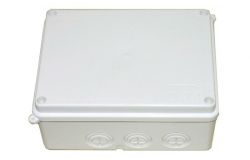 
			Junction box PP, IP55, 155x115x70mm, with soft plugs