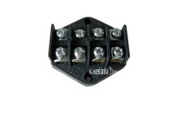 
			Teminal block PP, black, 4x4mm2