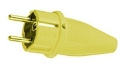 
			Plug ABL, 16A, 250V, IP44, yellow, PVC
