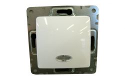 
			Switch Makel, LILLIUM, doorbell, (mechanism), white, with a light