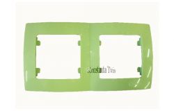 
			Frame Makel, LILLIUM KARE, 2-socket, green