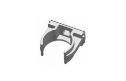 
			Clamp for pipes BP, gray, 40mm, (50)