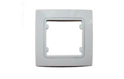 
			Frame Makel, LILLIUM KARE, 1-socket, white+white