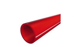 
			Vamzdis kabeliu apsauginis EVOCAB STING, raudonas, 1250N, D75mm, PEHD, (100m)