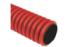 
			Caurule gofrēta EVOCAB HARD, sarkana, 450N, D160mm, L6m, dubultsienu, (6m)