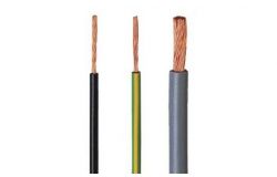 
			Wire, H05V-K (RK) LgY, 1, y/g, (100m)