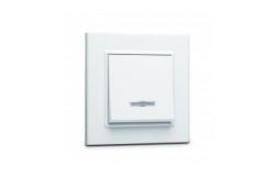 
			Switch Makel, KAREA, (mechanism), white, with a light
