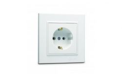 
			Socket Makel, KAREA, grounded, white