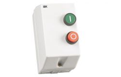 
			Contactor with housing IEK, 9A, 3P, 380V, IP54