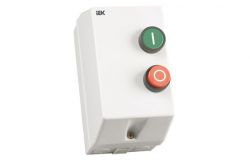 
			Contactor with housing IEK, 12A, 3P, 380V, IP54