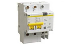 
			Power leakage switch IEK, 2C, 10/0.03A, AC, 4.5kA