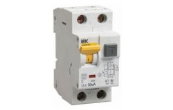 
			Power leakage switch IEK, 2C, 6/0.03A, A, 6kA