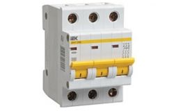 
			Circuit breaker IEK, 3C, 6A, 6kA