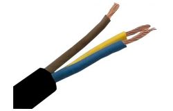 
			Cable, H03VV-F OMY(BVV-LL), 3x1, black, (100m)