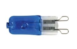 
			Bulb G9, Halogen, 220V, 25W, 100lm, White light, blue