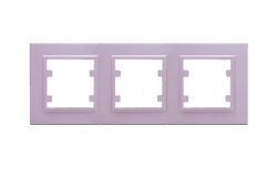 
			Frame Makel, KAREA, 3-socket, purple