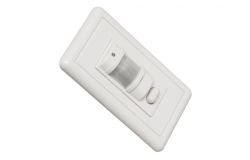 
			Motion sensor DD 028 white, max. load 1200W, viewing angle 140deg., range 9m, IP20, IEC