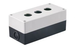 
			Box IEK, 3-socket, white, plastic, H30mm