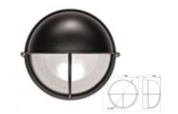 
			Светильник НПП1105 черный/круг п/сфера-луч  100Вт IP54  ИЭК