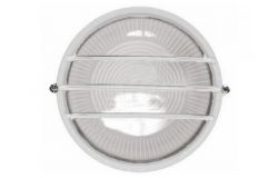 
			Lamp moisture resistant E27, IEK, 1106, grid, 100W, IP54, white, round