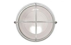 
			Lamp moisture resistant E27, IEK, 1308, grid, 60W, IP54, white, round