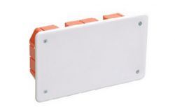 
			Junction box IEK, For plasterboard, IP20, orange, 172x96x45mm, with cover